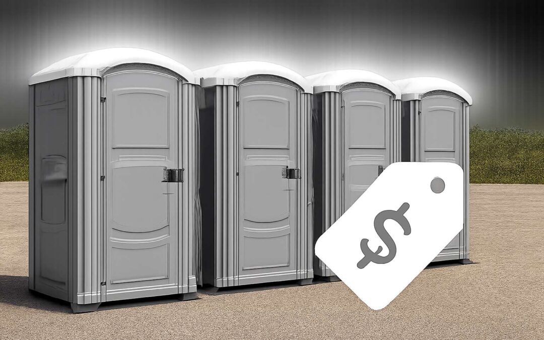 toilet hire price